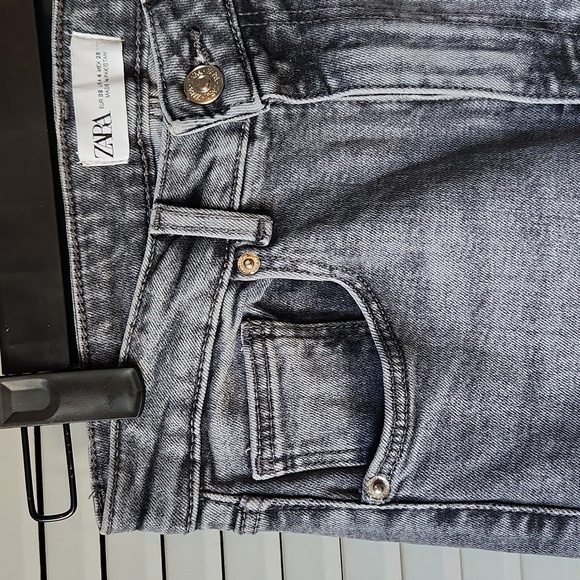 Zara Women's Skinny Jeans - Gray - Picture 4 of 12